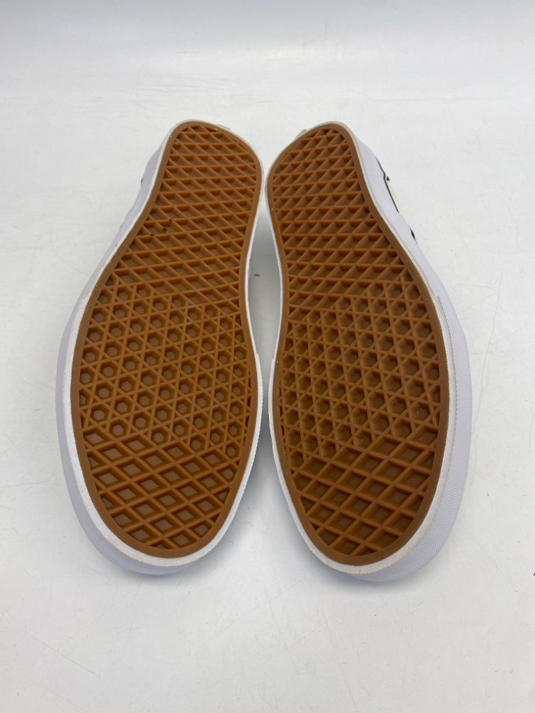 NWOT Vans US Shoe Size 10.5 Cream Black Checkered Sneakers