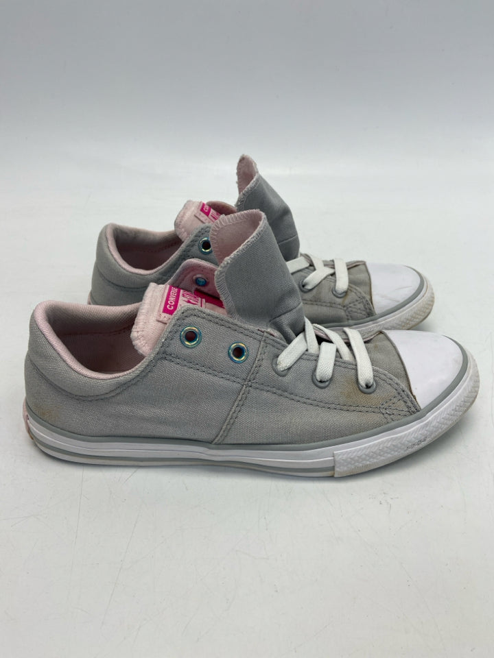 Converse SIZE 4 Gray Canvas Girl&