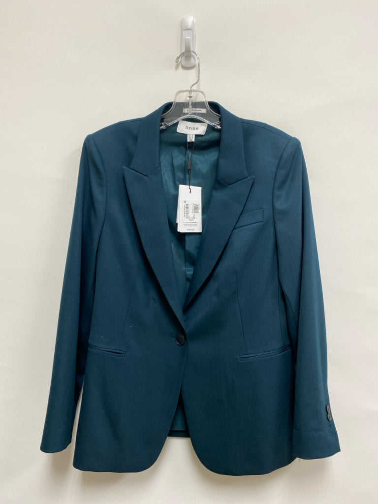 NWT REISS Size 10 Dark Green Wool Blend Ladies Jacket