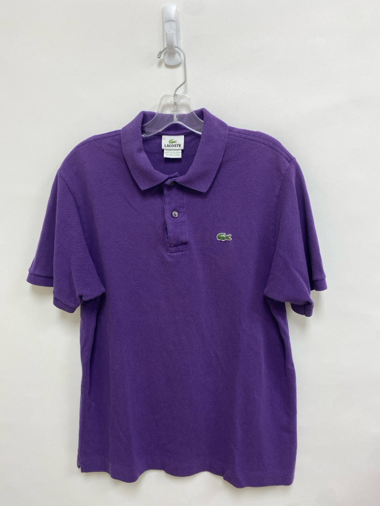 Lacoste Size L Purple Polo Men&