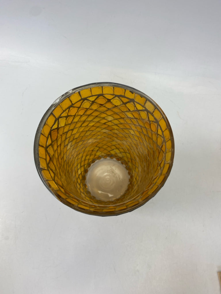 Amber Diamond Print Candleholder(s)