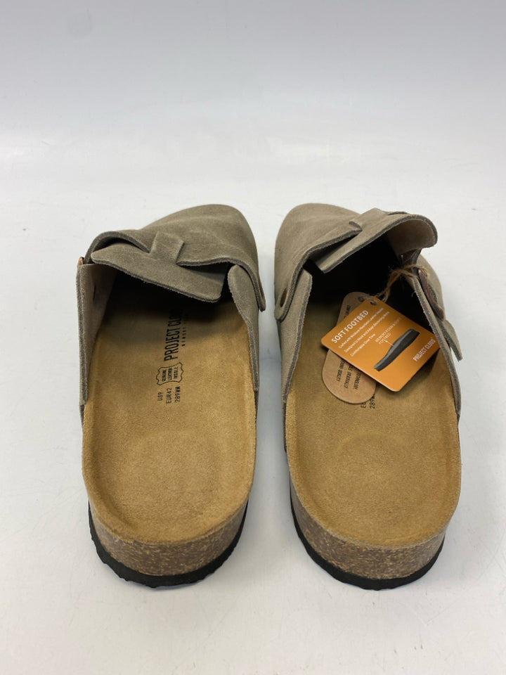 NWT Project Cloud Size 9 Tan Buckle Suede Men&