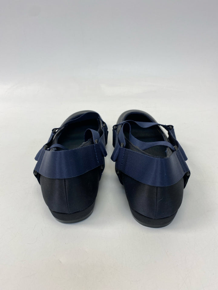 Size 39 Black Blue Flats