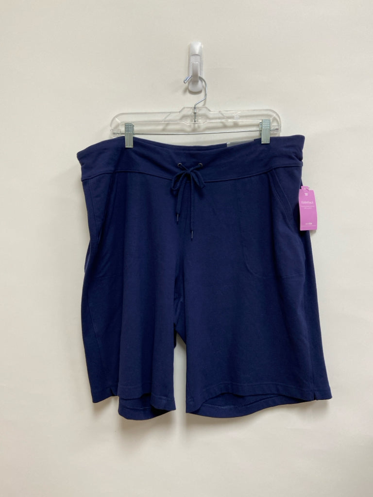 NWT Tek Gear  SIZE  XXL Navy Pull-on Plus Size Athletic Shorts
