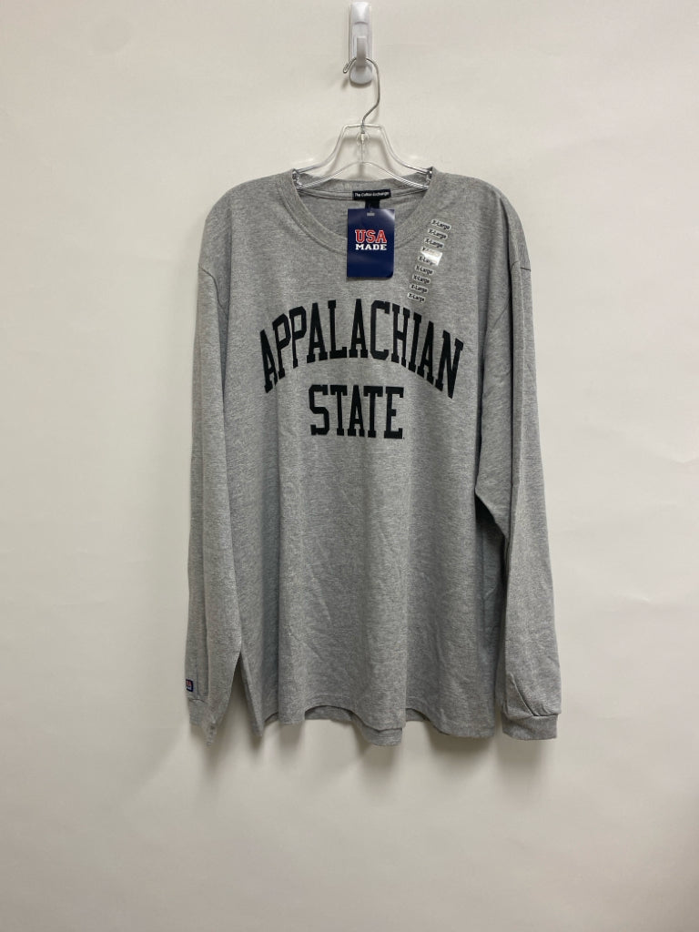 NWT Size XL Gray Black Appalachian State Men&