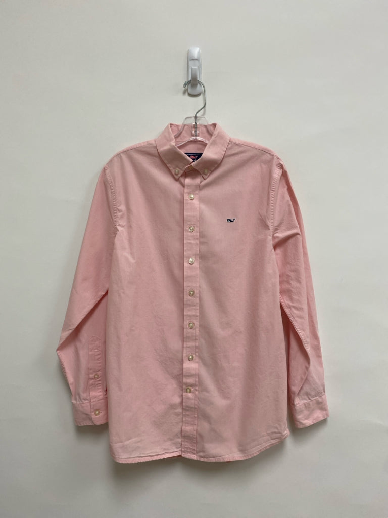 Vineyard Vines SIZE 16 Pink Long Sleeve Boy&
