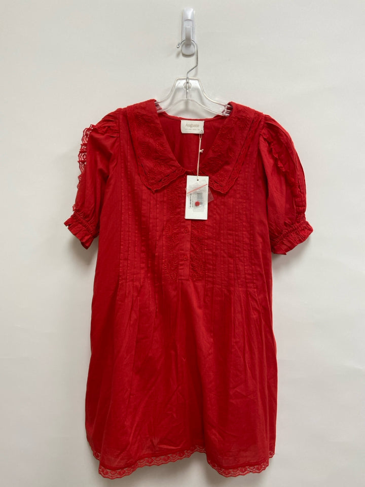 NWT AUGUSTE Size 2 Red Lace Ladies Dress