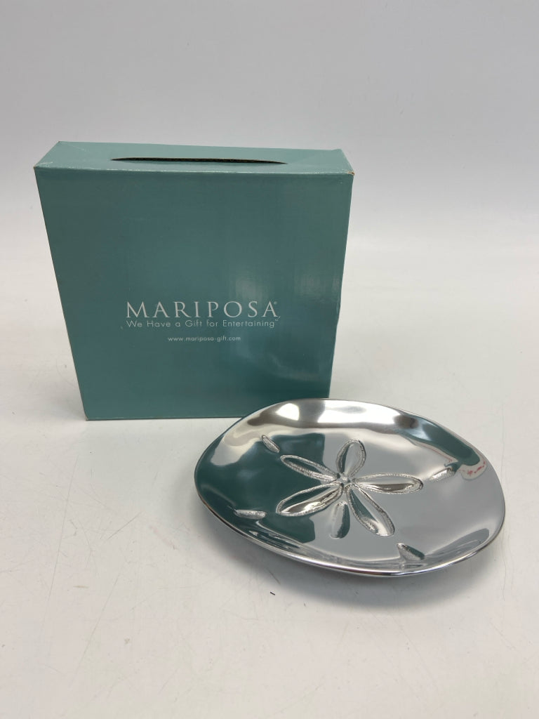 Mariposa Silver Shells Metal Plate (s)