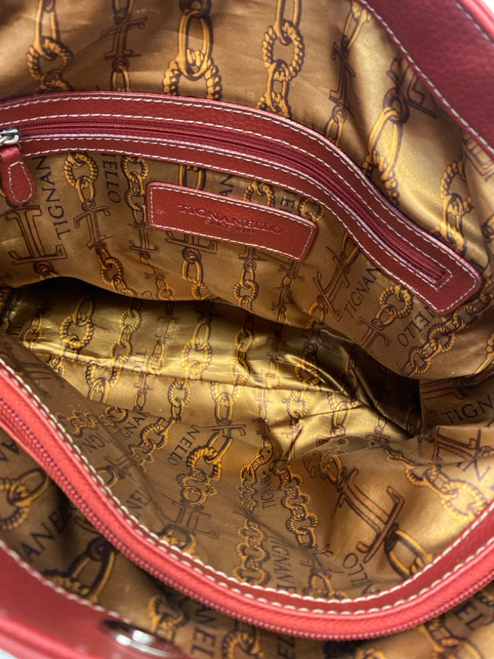 Tignanello Dark Red Handbag