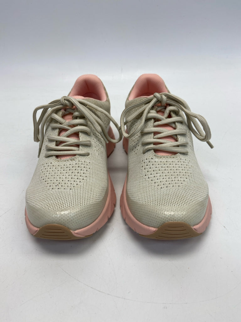 NWOT Alegria  Size 36.5 Tan Pink Lace-up Sneakers