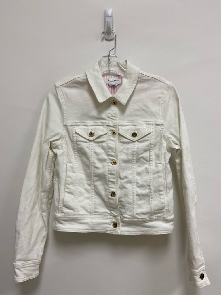 Kate Spade Size S White Button Up Ladies Jacket