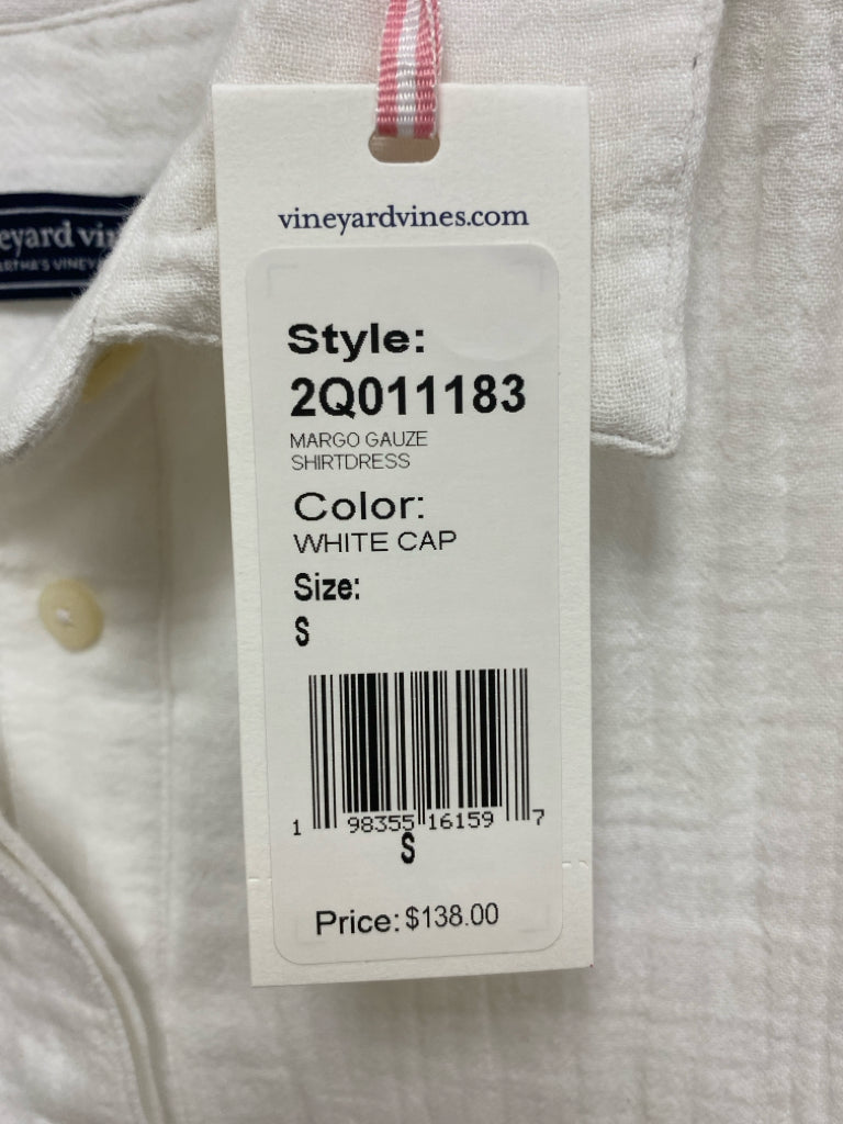 NWT Vineyard Vines Size S White Gauze Ladies Dress