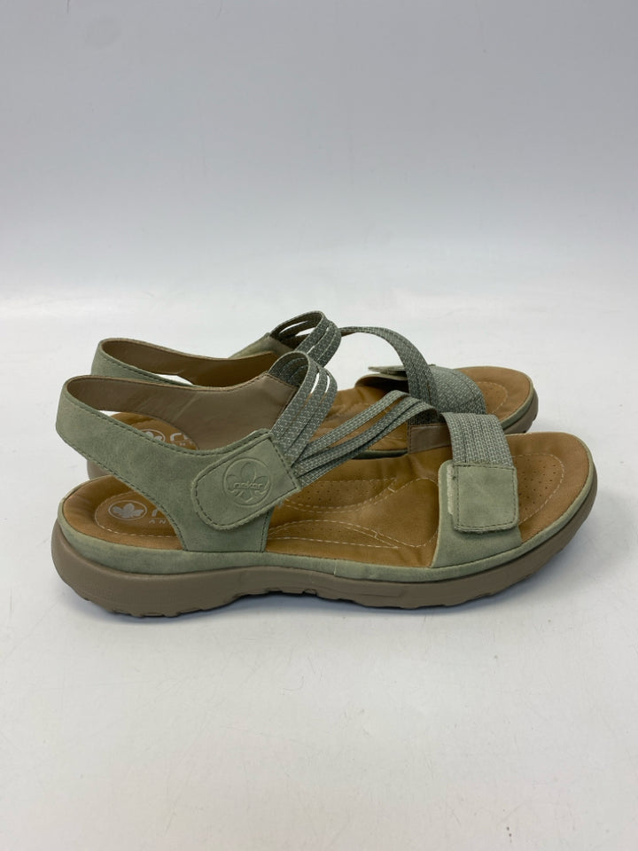 Rieker  Size 43 Green Sandals