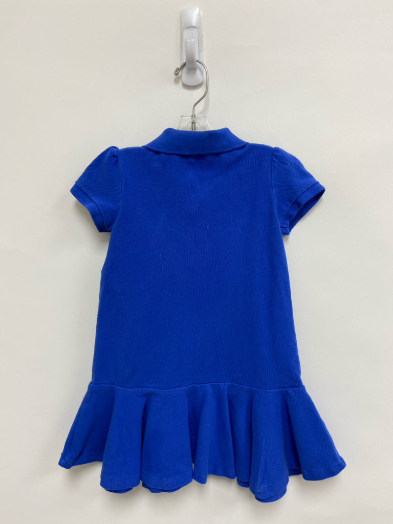 Ralph Lauren SIZE 24M Blue Quarter Button Girl&
