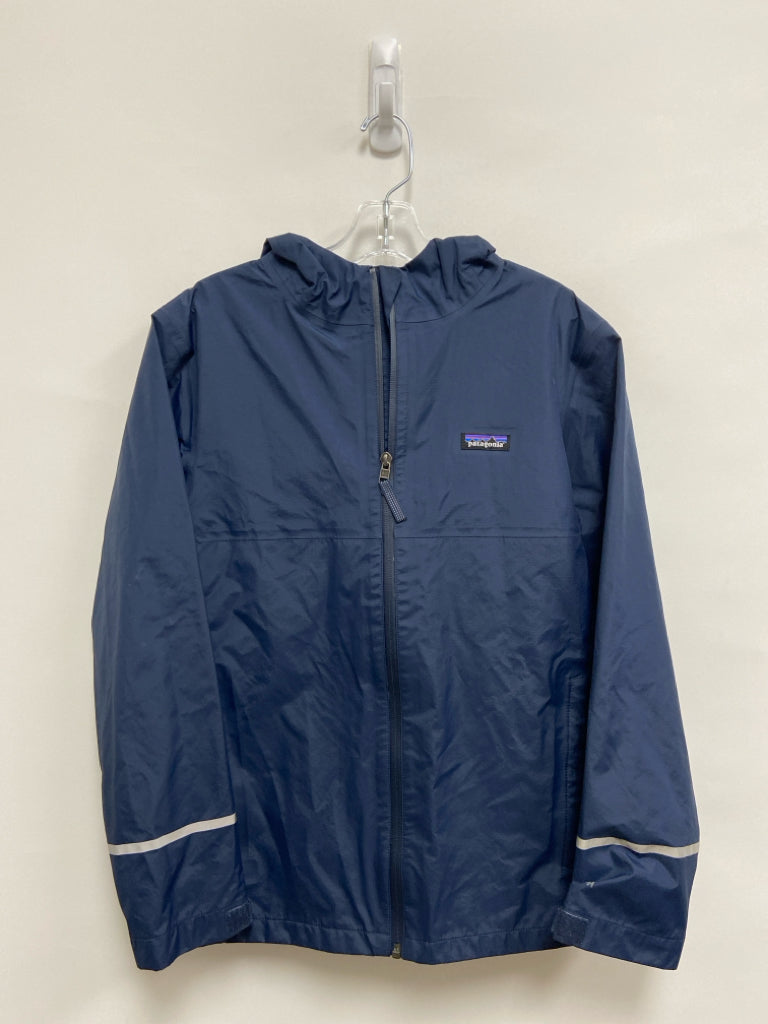 Patagonia SIZE 14 Dark Navy Hooded Boy&