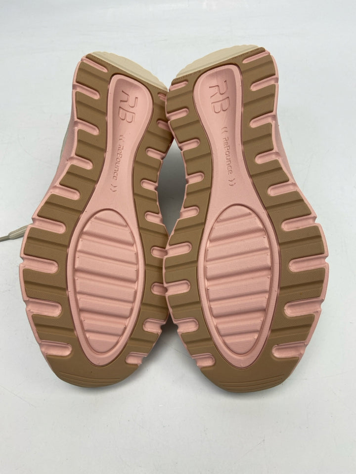 NWOT Alegria  Size 36.5 Tan Pink Lace-up Sneakers