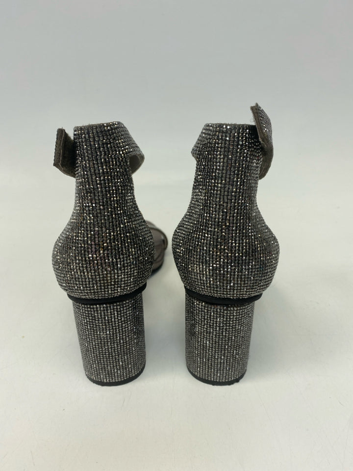 Jeffrey Campbell  Size 8.5 Silver Rhinestone(s) Sandals