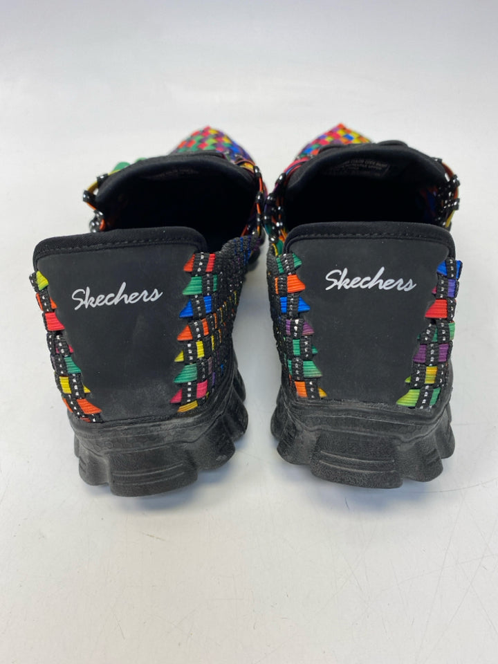 NWOT Skechers US Shoe Size 8.5 Multi-Color Woven Sneakers