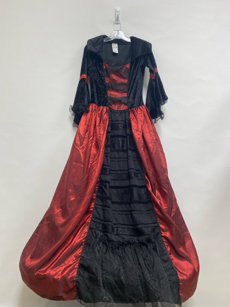 Black Red Velour Halloween