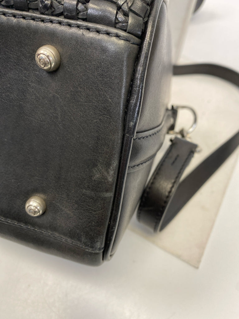 Brighton Black Woven Handbag