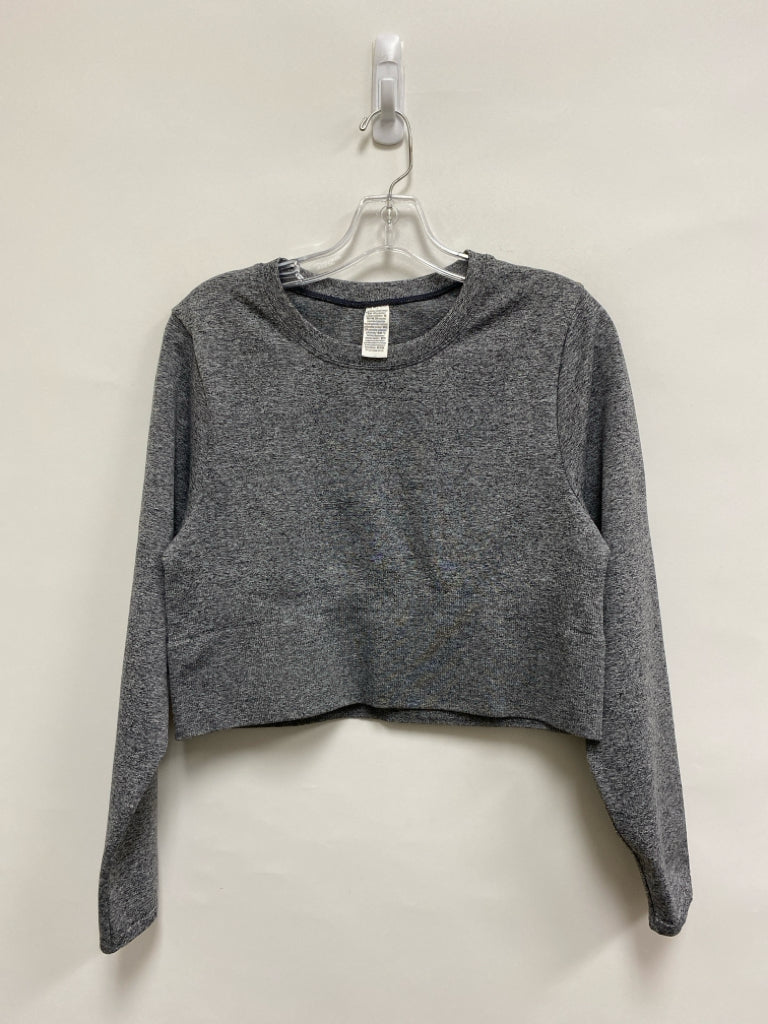 Victoria Secret Size XXL Charcoal Mottled Cropped Plus Size Athletic Top