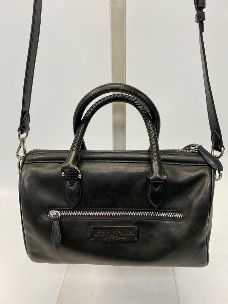 Brighton Black Woven Handbag