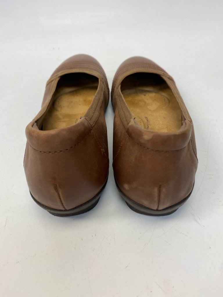 Clarks US Shoe Size 7.5 Brown Flats