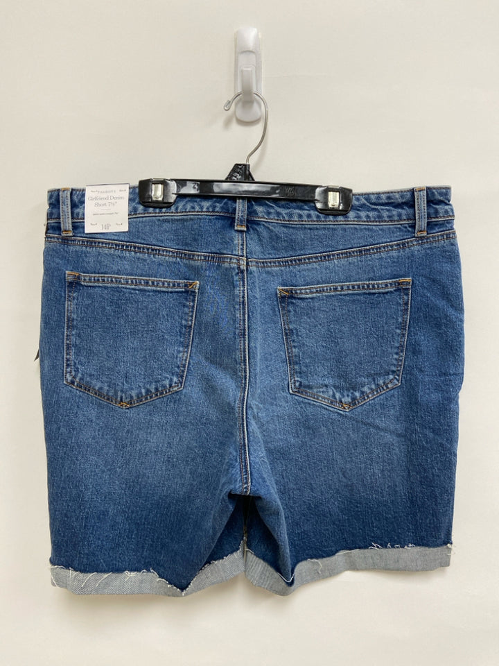 NWT Talbots Size 14P Faded Denim Petite Shorts
