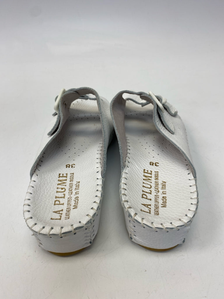Size 38 White Sandals