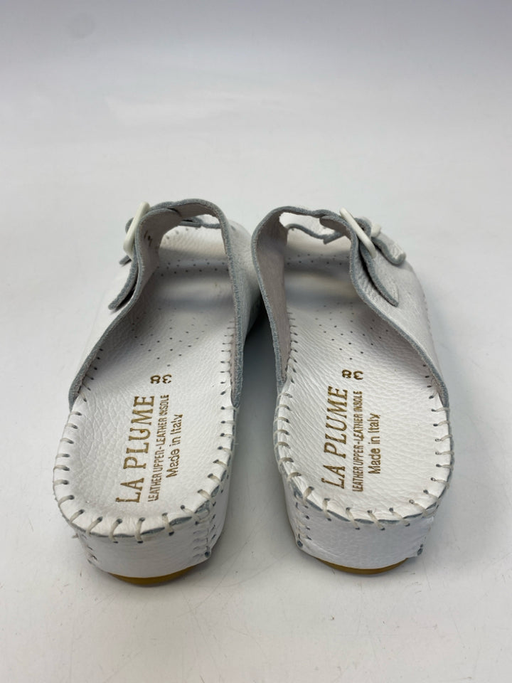 Size 38 White Sandals