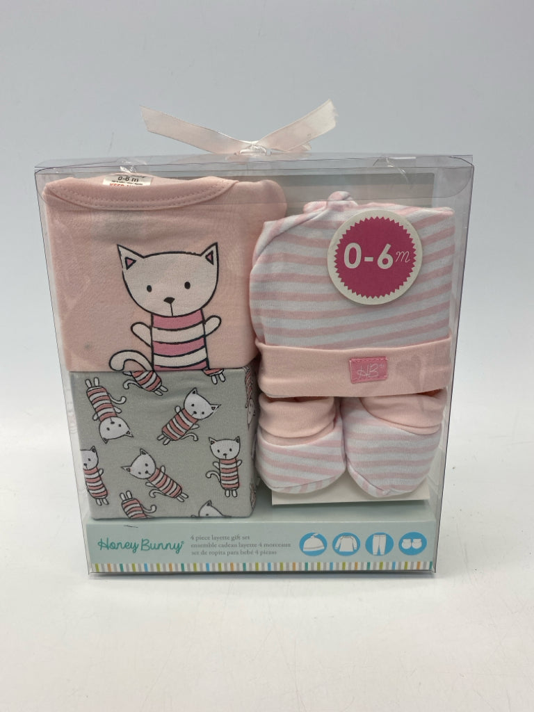 NEW/BOX SIZE 0-6M Pink Rabbit Misc. Baby Gift