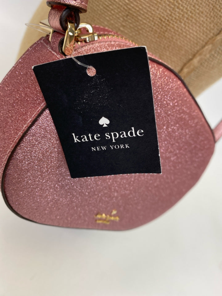 NWT Kate Spade Pink Glitter Crossbody
