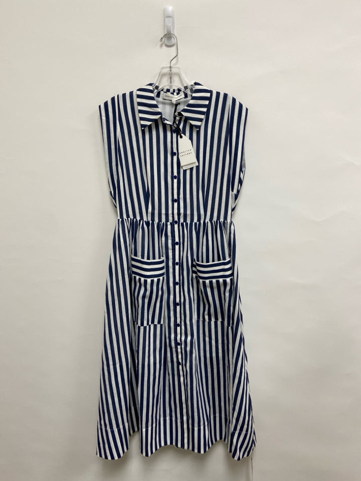 NWT English Factory Size S Navy White Striped Ladies Dress