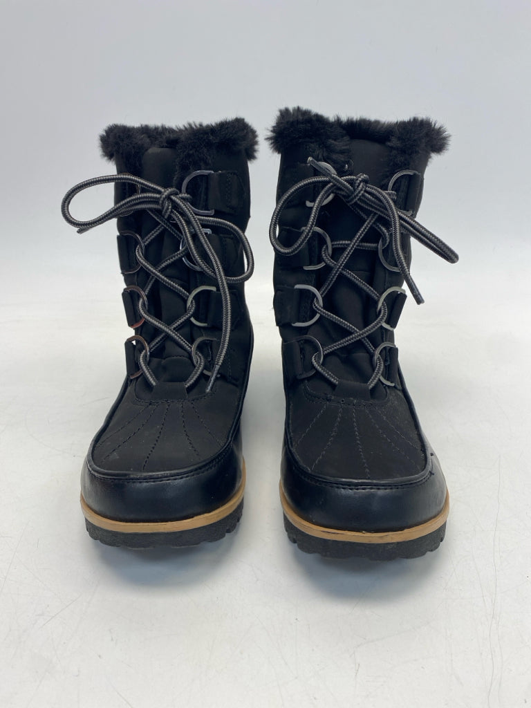 jbu US Shoe Size 7 Black Lace-up Boots