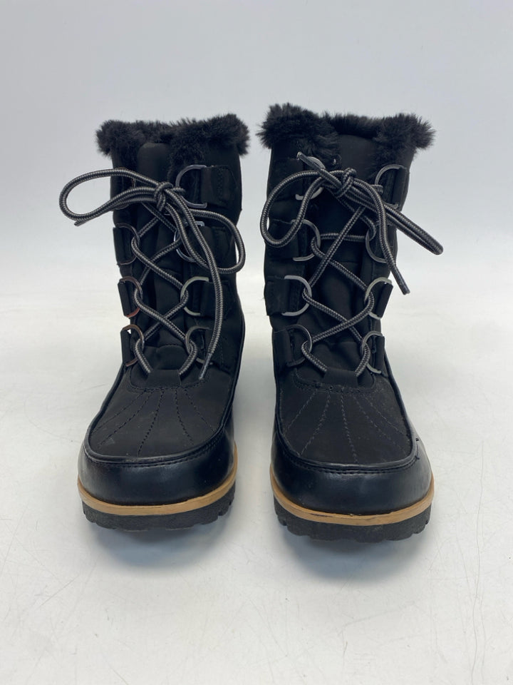 jbu US Shoe Size 7 Black Lace-up Boots