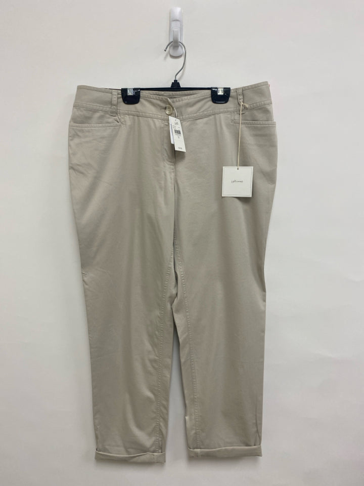 NWT J Jill Size 12 Beige Ladies Pants