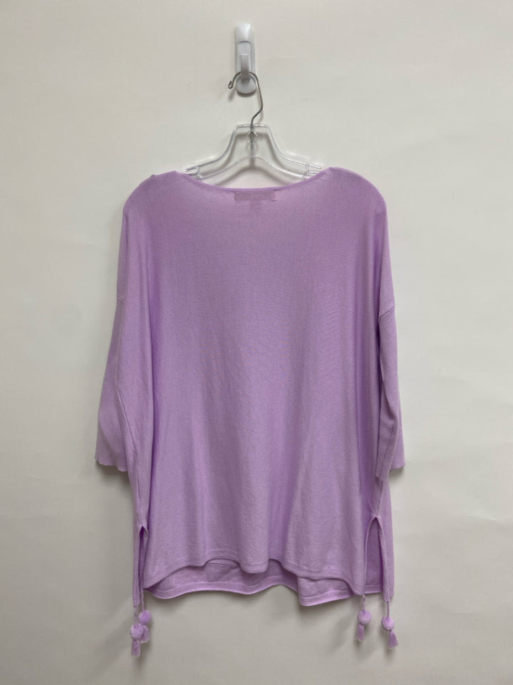LILLY PULITZER Size S Lavender Pocket(s) 3/4 Sleeve Ladies Sweater