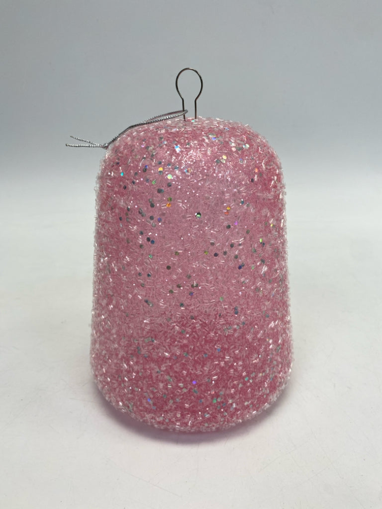 Pink Glitter Ornaments