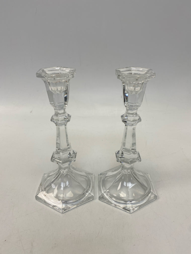 Clear Glass Candleholder(s)