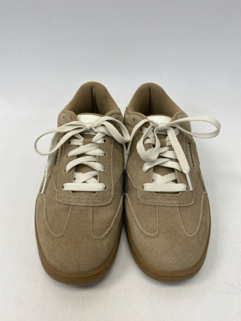 NWOT Reebok US Shoe Size 7.5 Brown Cream Lace-up Sneakers