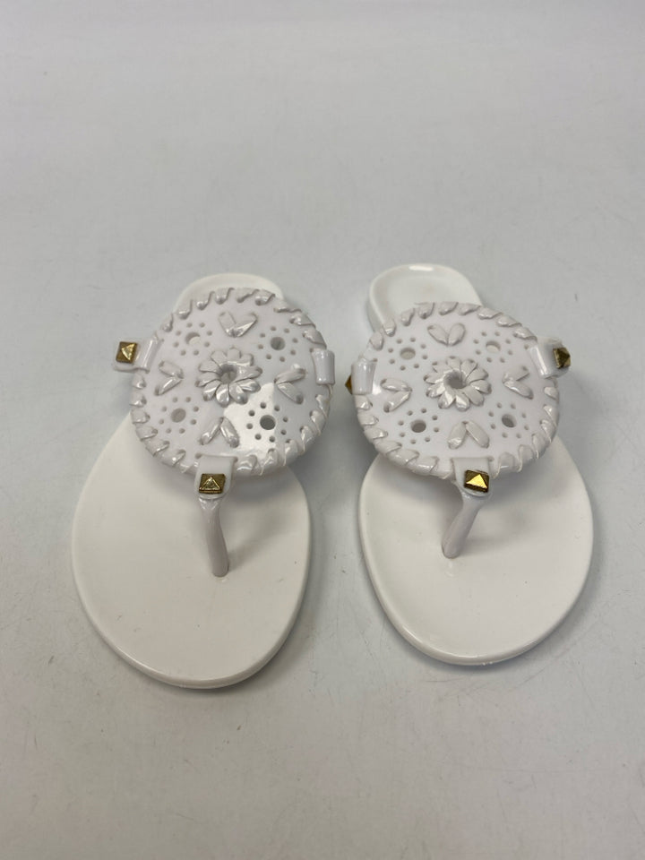 Jack Rogers SIZE 11 White Jelly Girl&