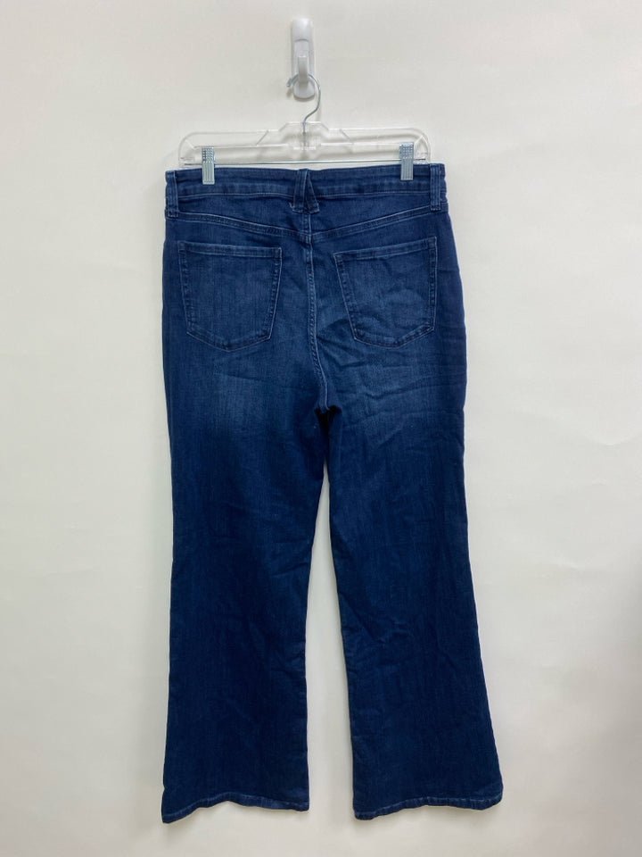 Lauren Conrad Size 12 Dark Denim Wide Leg Ladies Jeans