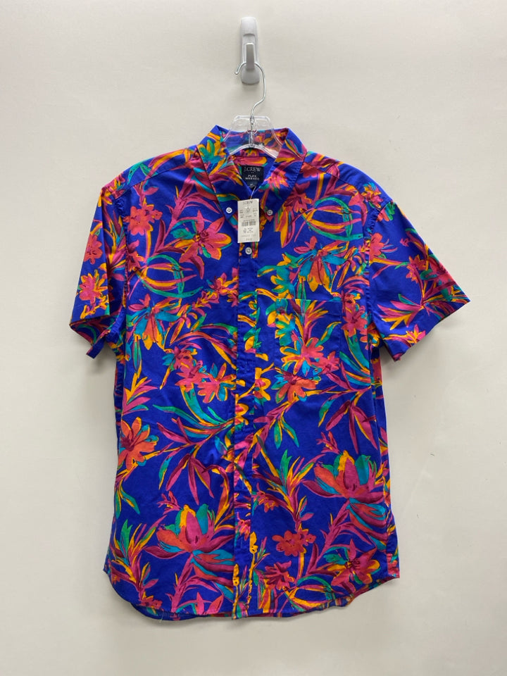 NWT J Crew Size M Periwinkle Fuchsia/Multi Floral Men&