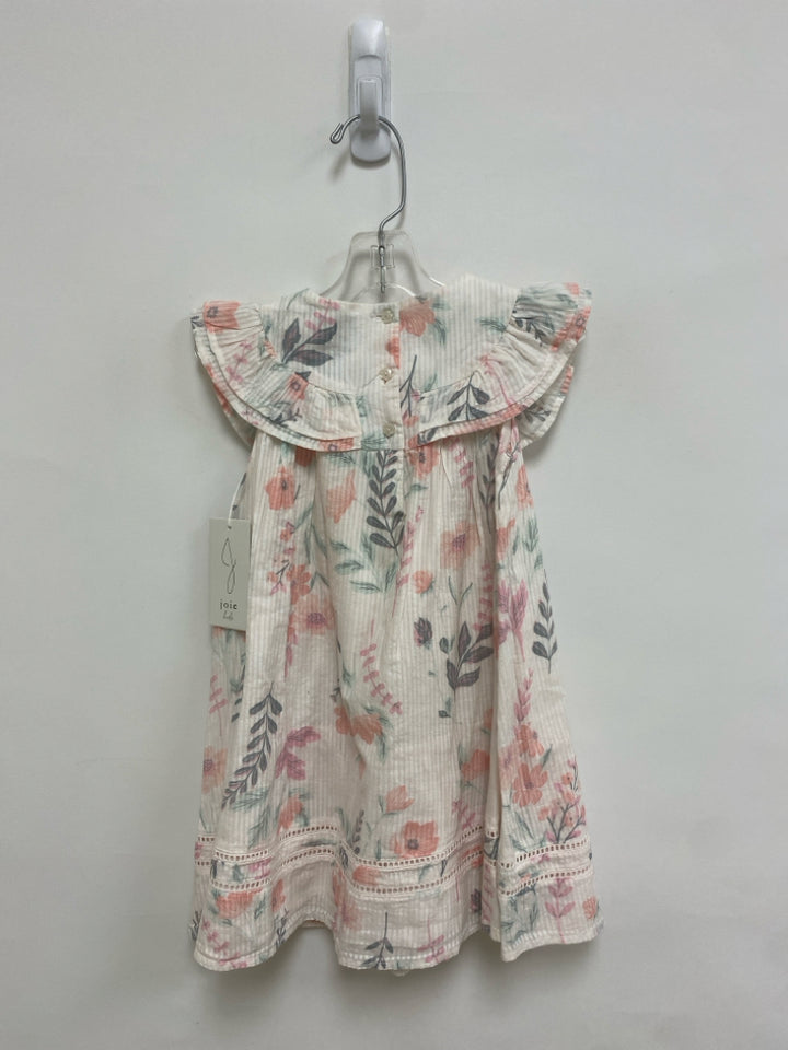 NWT Joie SIZE 3T Pale Pink Multi Color Flowers Sleeveless Cotton Girl&