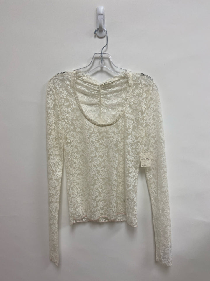 NWT Free People Size S White Lace Ladies Top
