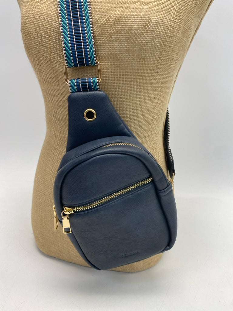 Navy Teal Green Crossbody