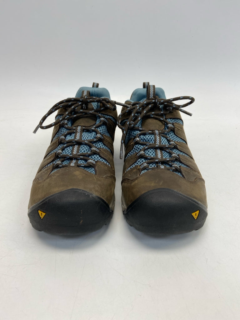 Keen US Shoe Size 10 Dark Brown Blue Lace-up Sneakers