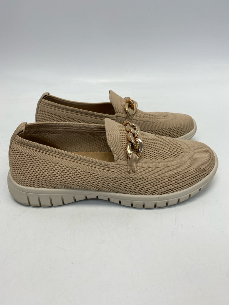 SACCHARINE  Size 9 Brown Gold Accent(s) Fabric Sneakers