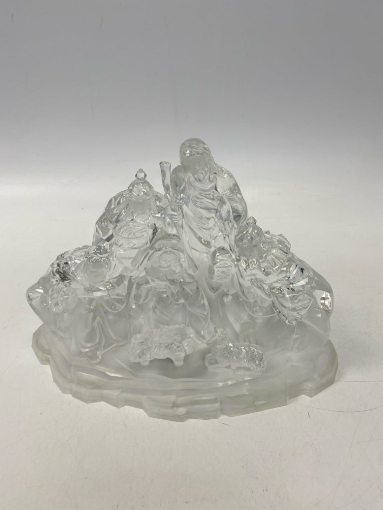 Clear Frosted Lit Christmas