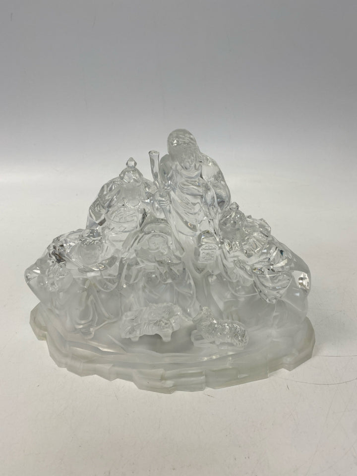 Clear Frosted Lit Christmas